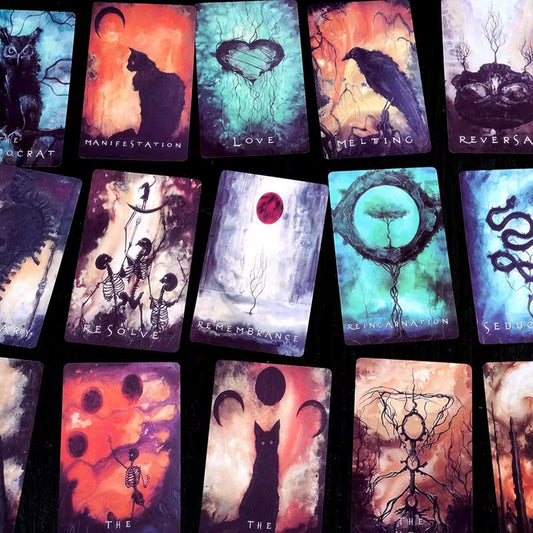 NEW Spirits Shadows Oracle Deck Unknown Spirit Deck Tarot Cards Deck Card Mysterious Divination Game Family Party Board Game