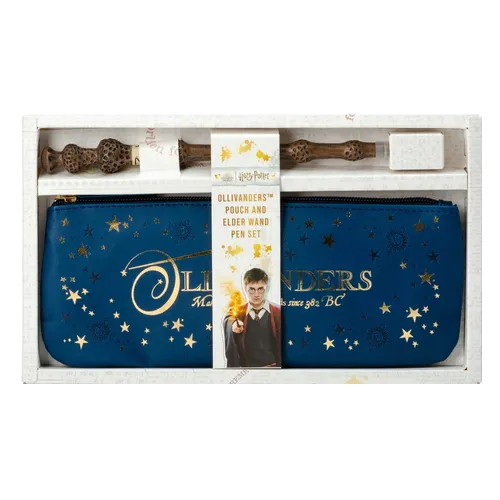 Harry Potter: Ollivanders(tm) Pouch and Elder Wand Pen Set - Paperback
