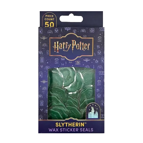 Harry Potter: Slytherin Wax Sticker Seals (Set of 50) - Paperback