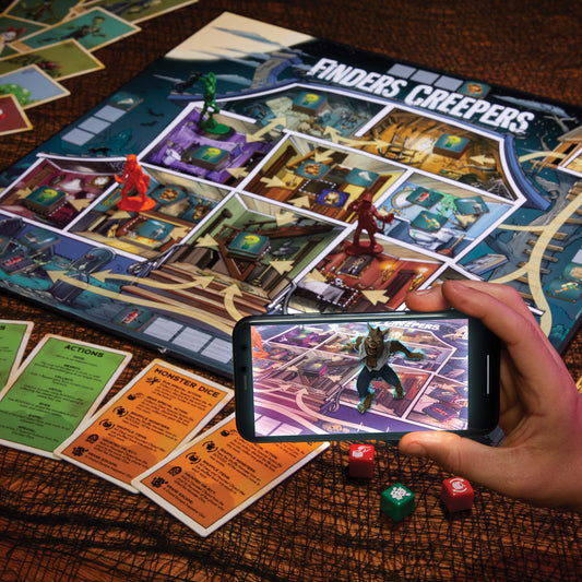 Board Game, Hunt Digital Monsters with Phone, 2-4 Players, Ages 8+