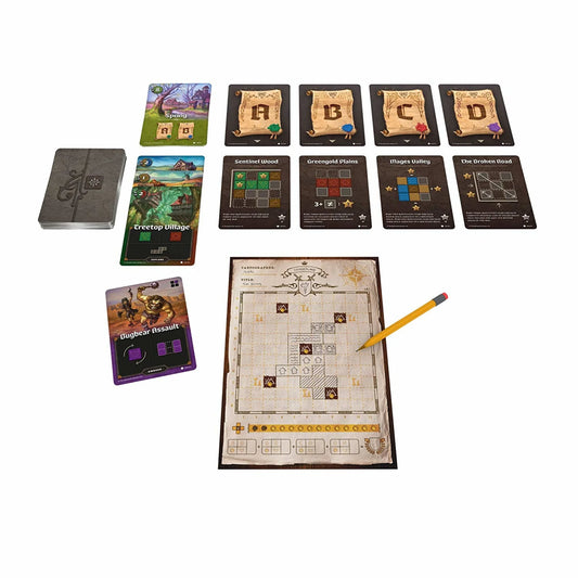 - Cartographers: a Roll Player Tale | Award-Winning Game of Fantasy Map Drawing | Strategy Board Game | Family Game for 1-100 Players | 30-45 Minutes
