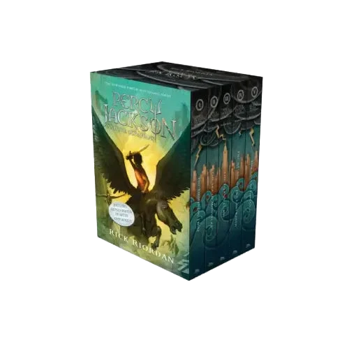 Percy Jackson and the Olympians 5 Book Paperback Boxed Set (W/Poster)
