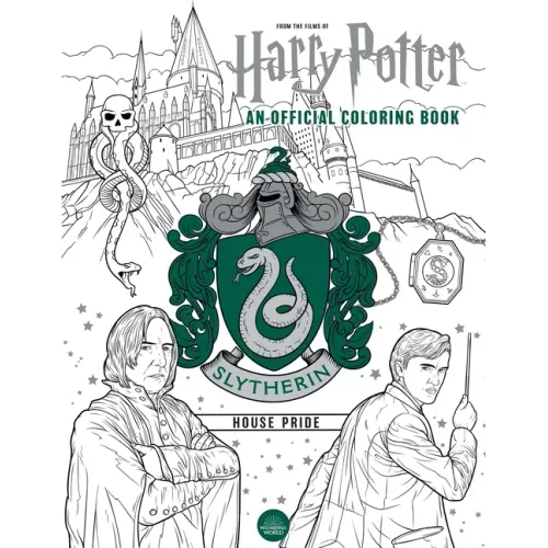 Harry Potter: Slytherin House Pride: The Official Coloring Book: (Gifts Books for Harry Potter Fans, Adult Coloring Books) - Paperback