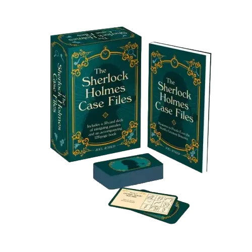 The Sherlock Holmes Case Files: Includes a 50-Card Deck of Absorbing Puzzles and an Accompanying 128-Page Book