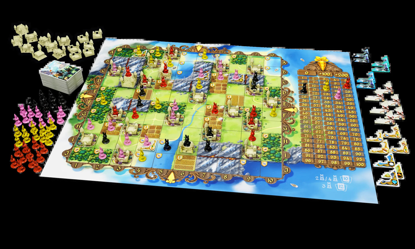 Bunny Kingdom - Family Board Game, Ages 14+, 2-4 Players, 45 Min