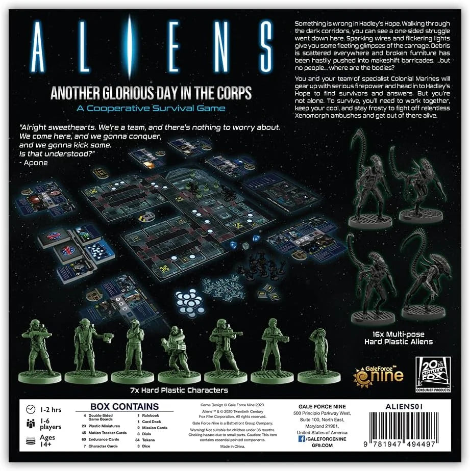 s: Another Glorious Day in the Corps Cooperative Survival Board Game, Ages 14+