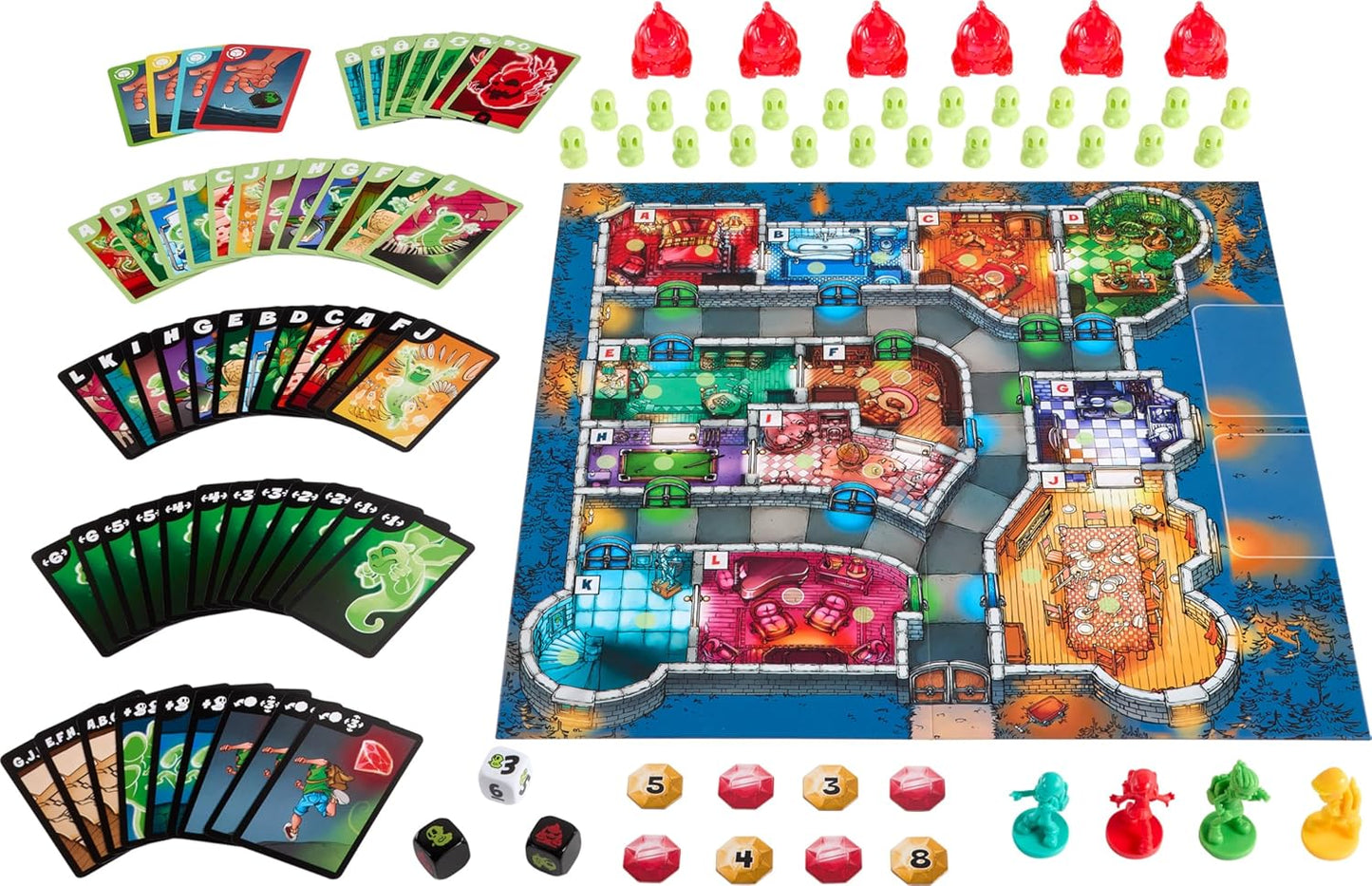 Ghost Fighting Treasure Hunters Anniversary Edition Cooperative Board Game New