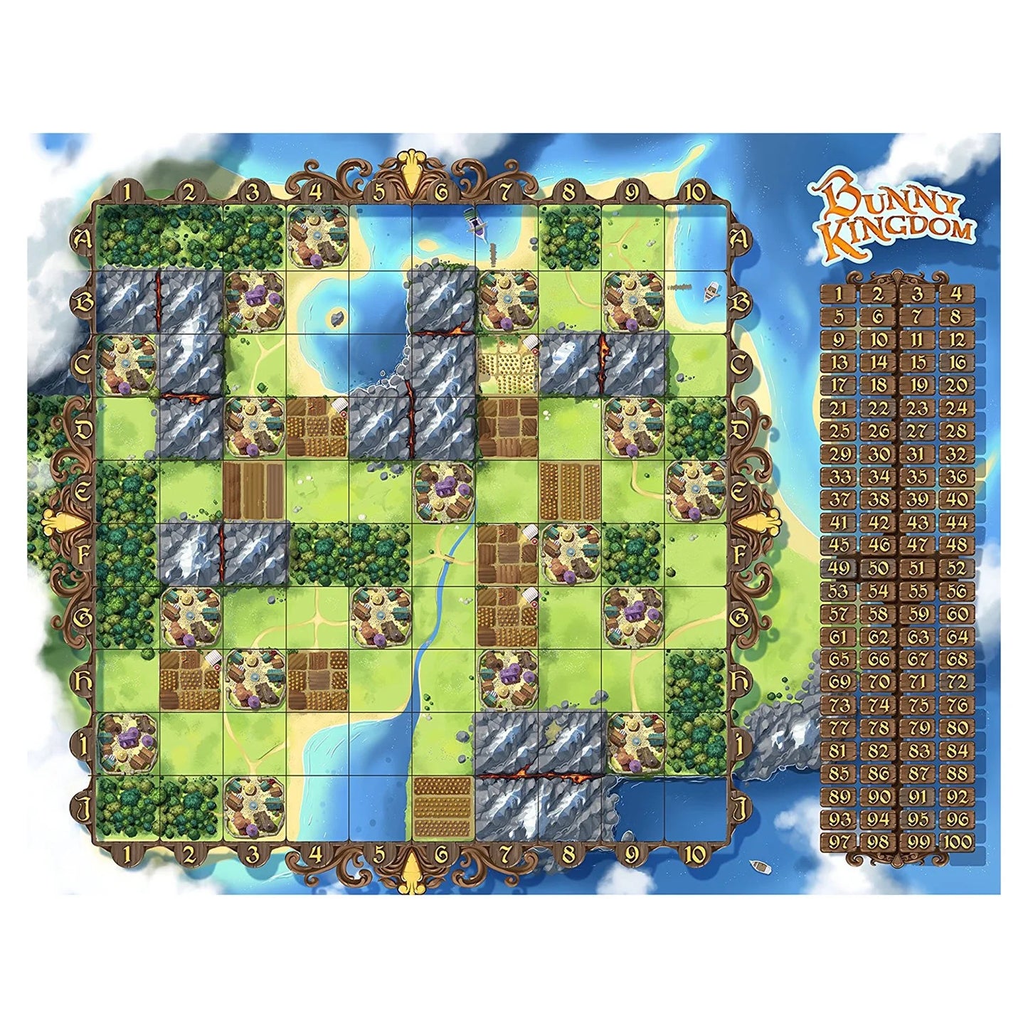 Bunny Kingdom -  Family Board Game, Ages 14+, 2-4 Players, 45 Min