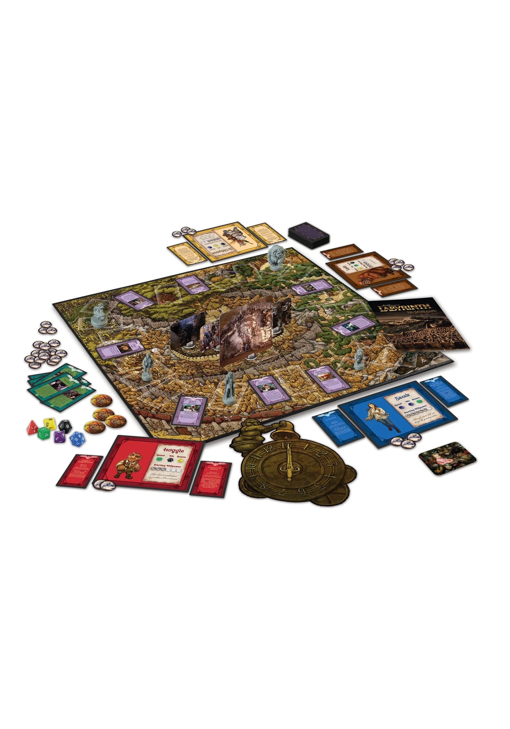 Labyrinth Board Game, 5 Collectable Figurines, 1-5 Players, Ages 6+