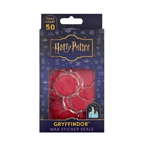 Harry Potter: Gryffindor Wax Sticker Seals (Set of 50) - Paperback