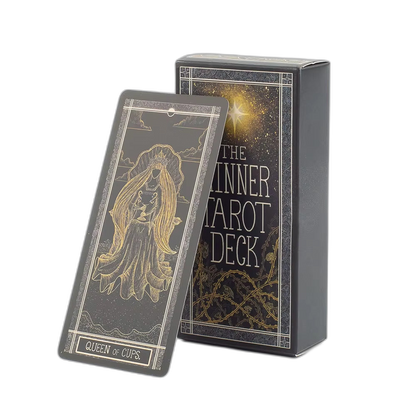 The Kinner Tarot Deck 87Pcs Divination Fate Tarot Oracle Cards Party Entertainment Board Game Cards 11.3*5.5Cm