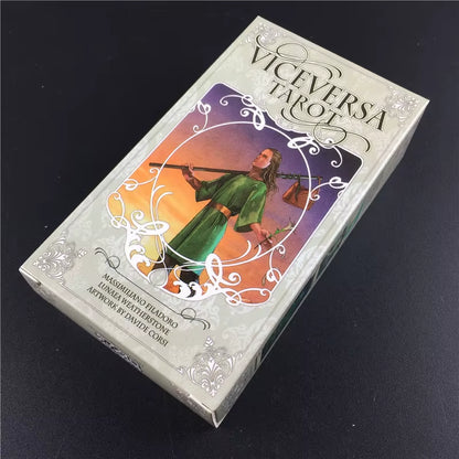 New Tarot Cards Oracles Deck Mysterious Divination Vice Versa Tarot Cards Deck for Women Girls Cards Game Board Game