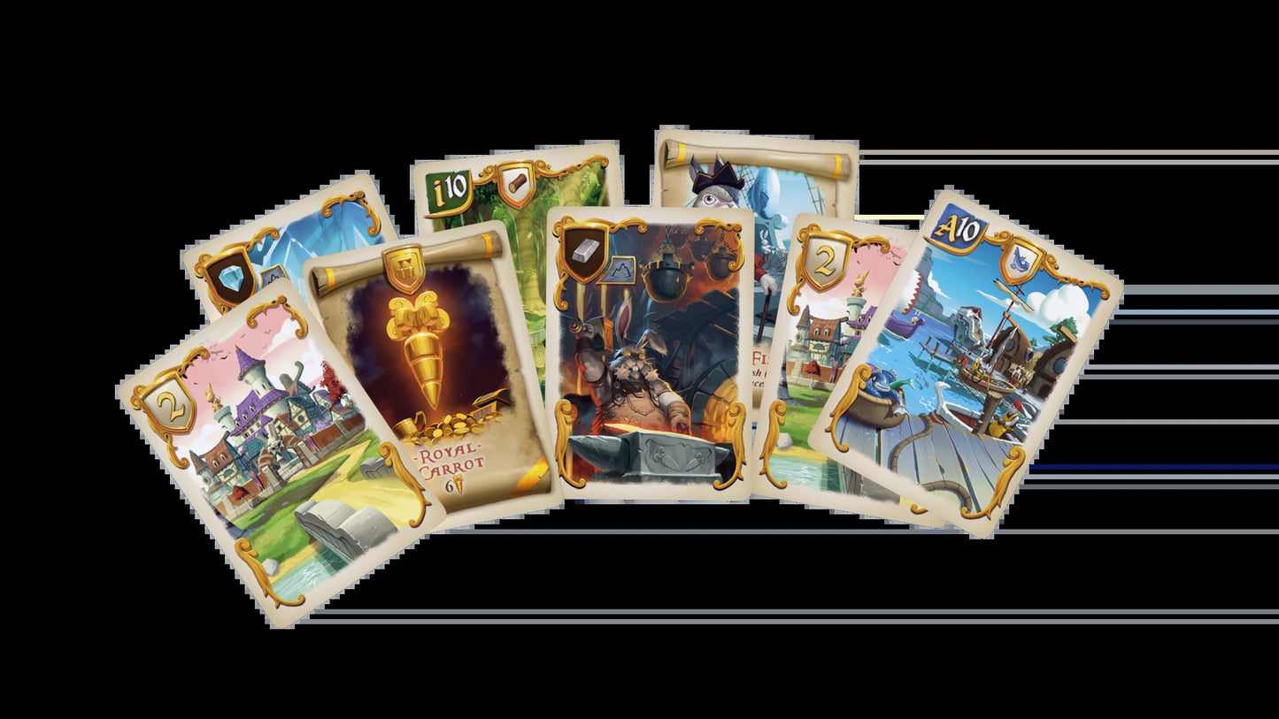 Bunny Kingdom -  Family Board Game, Ages 14+, 2-4 Players, 45 Min