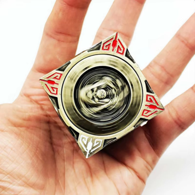 7-In-1 Dungeons & Dragons Turntable Dice Fidget Spinner Polyhedron Metal Roulette Party Role Playing Decompression EDC Gyro Toy
