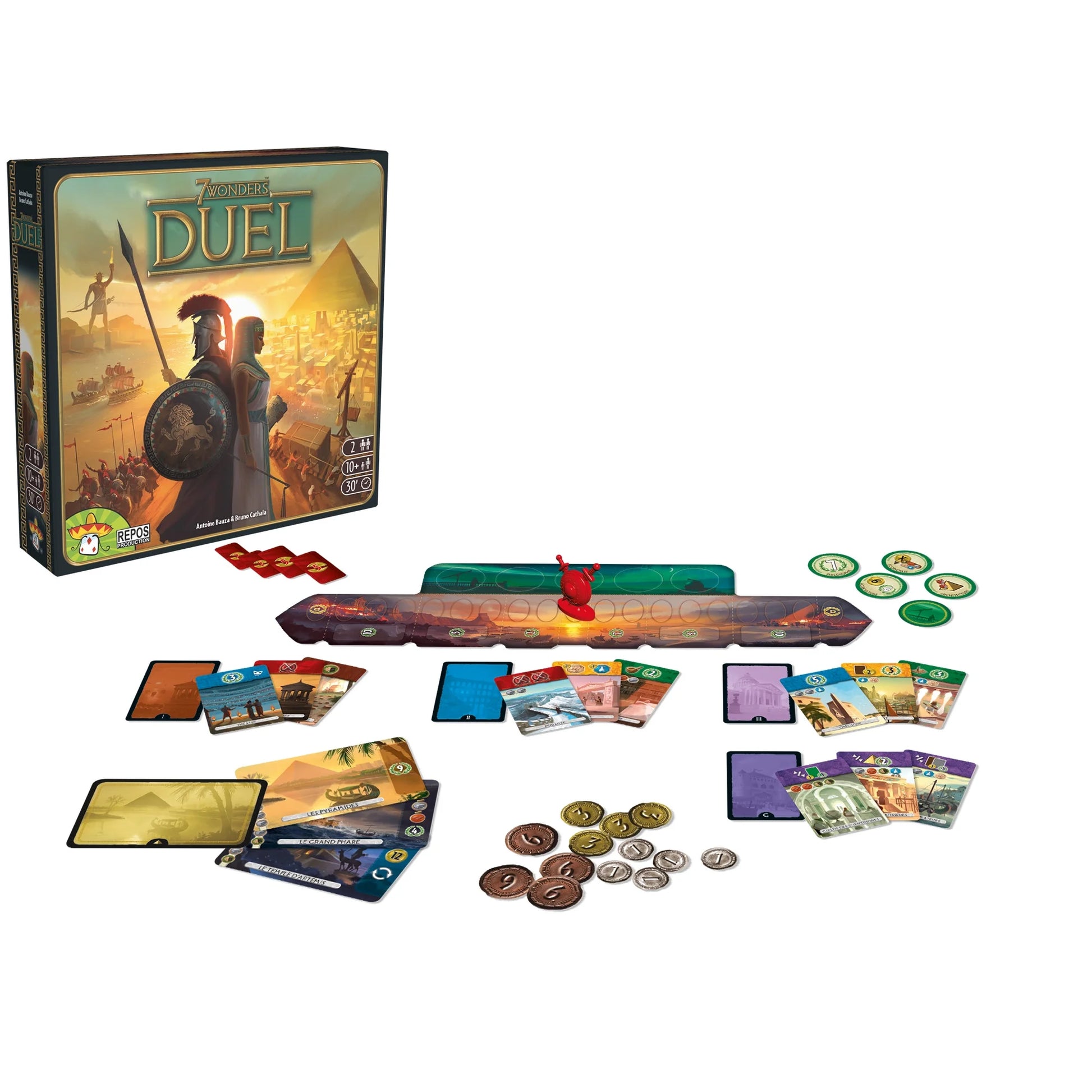 7 Wonders Duel Strategy Board Game for Ages 10+, from