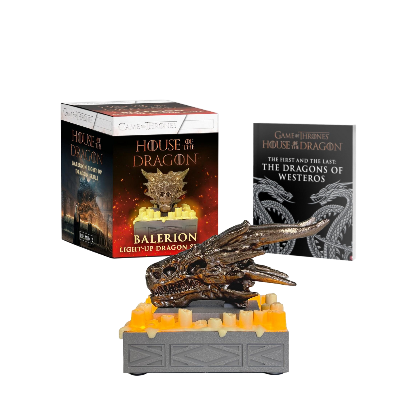 House of the Dragon: Balerion Light-Up Dragon Skull - Paperback