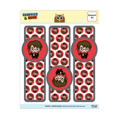 Harry Potter Character Set of 3 Glossy Laminated Bookmarks