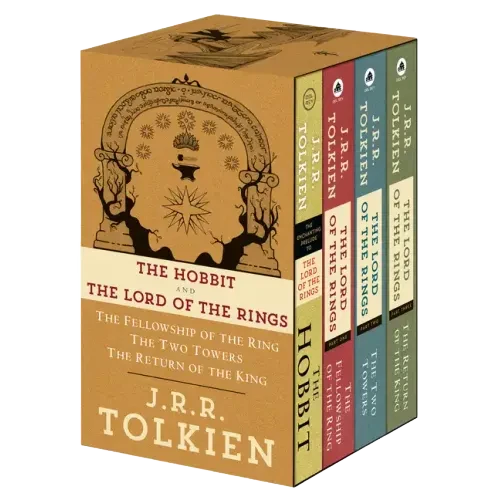 J.R.R. Tolkien 4-Book Boxed Set: The Hobbit, The Fellowship of the Ring, The Two Towers, The Return of the King