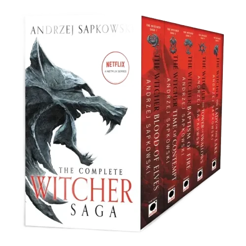 The Witcher Boxed Set: Blood of Elves, the Time of Contempt, Baptism of Fire, the Tower of Swallows, the Lady of the Lake