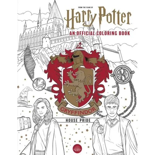 Harry Potter: Gryffindor House Pride: The Official Coloring Book: (Gifts Books for Harry Potter Fans, Adult Coloring Books) - Paperback