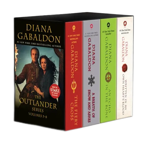 Outlander Volumes 5-8 (4-Book Boxed Set): The Fiery Cross, a Breath of Snow and Ashes, an Echo in the Bone, Written in My Own Heart's Blood