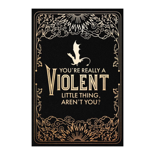 Official Fourth Wing Journal: Violent Little Thing Edition with Lined Pages (Hardcover)