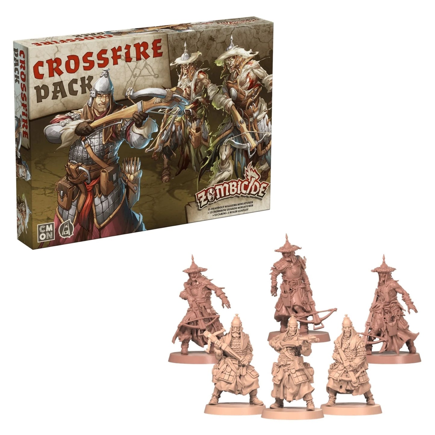 Zombicide: White Death Crossfire Pack Strategy Board Game Expansion for Ages 14+, from