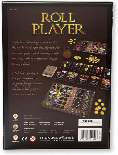 - Roll Player Board Game | a Dice Game of Fantasy Character Creation | Ages 10+ | Competitive Strategy | Family Game for 1-4 Players | 60-90 Minutes
