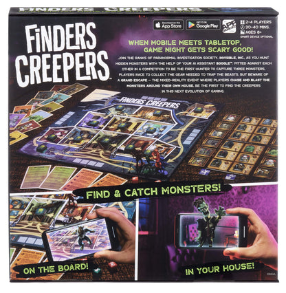 Board Game, Hunt Digital Monsters with Phone, 2-4 Players, Ages 8+