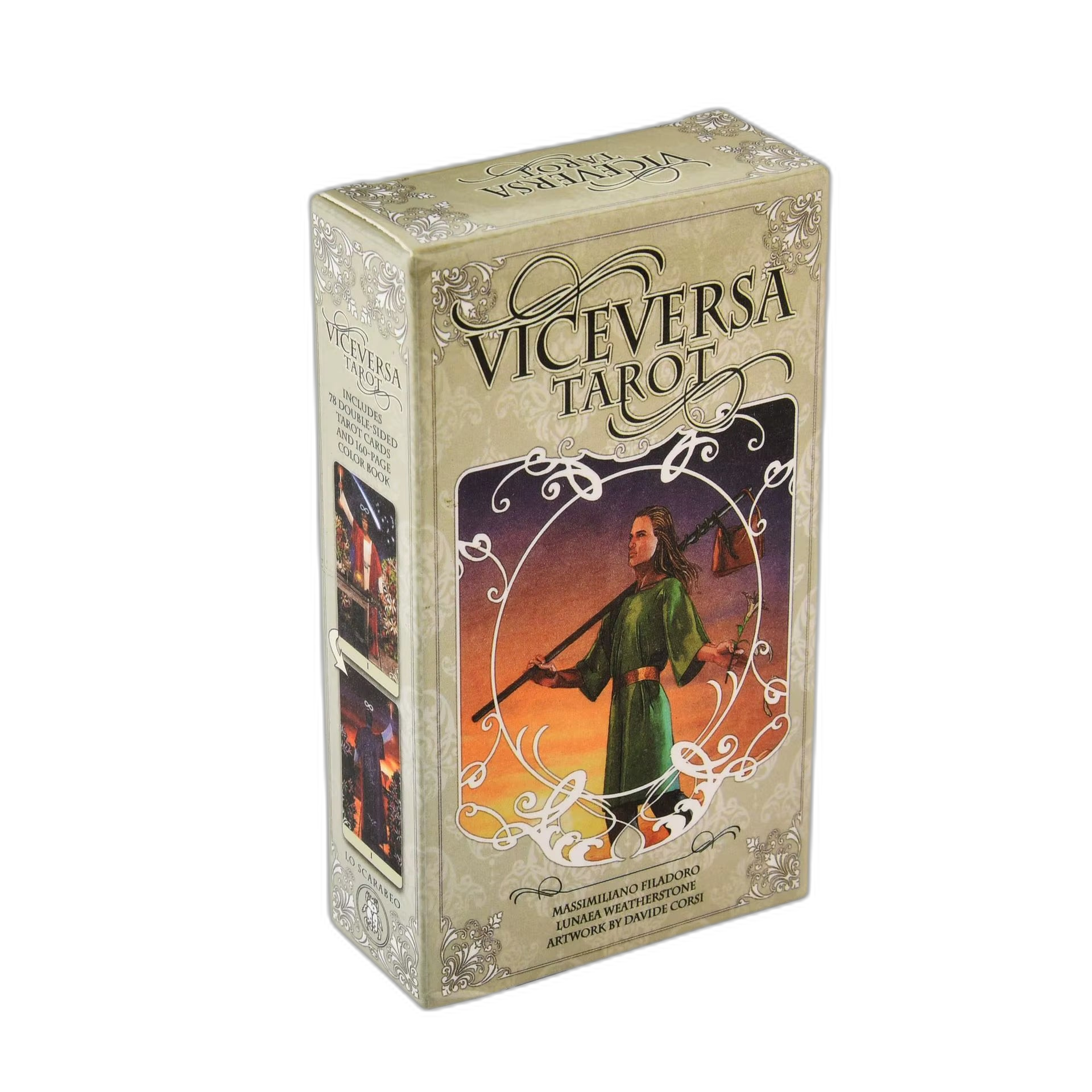 New Tarot Cards Oracles Deck Mysterious Divination Vice Versa Tarot Cards Deck for Women Girls Cards Game Board Game