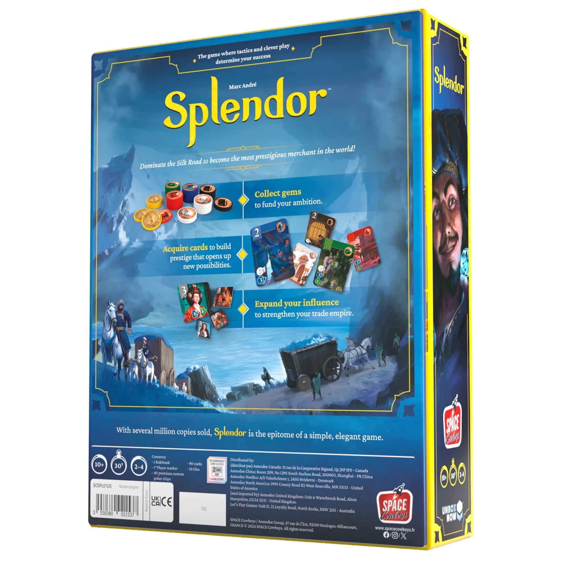 Splendor Strategy Board Game for Ages 10 and Up, from
