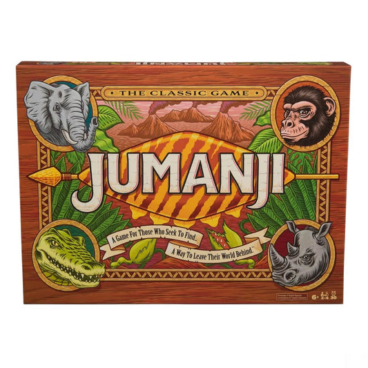 Spin Master Games Jumanji Board Game 30Th Anniversary Edition (Background Removed)
