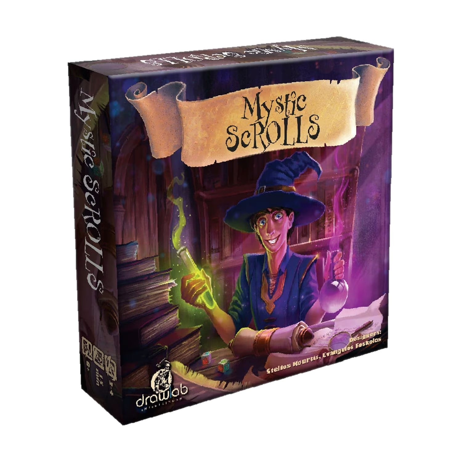 Mystic Scrolls Board Game (Background Removed)