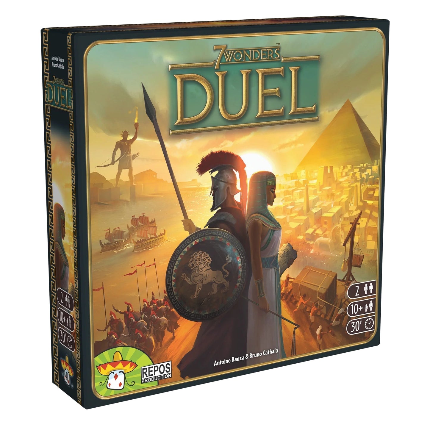7 Wonders Duel Strategy Board Game for Ages 10+, from (Background Removed)