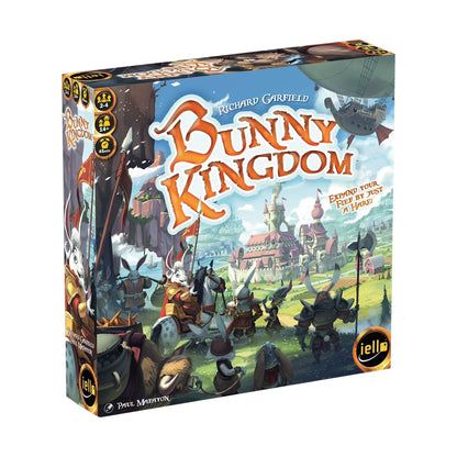 Bunny Kingdom -  Family Board Game, Ages 14+, 2-4 Players, 45 Min (Background Removed)