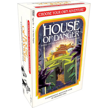 Choose Your Own Adventure: House of Danger Family Strategy Board Game for Ages 10+, from (Background Removed)