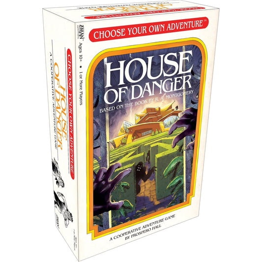Choose Your Own Adventure: House of Danger Family Strategy Board Game for Ages 10+, from (Background Removed)