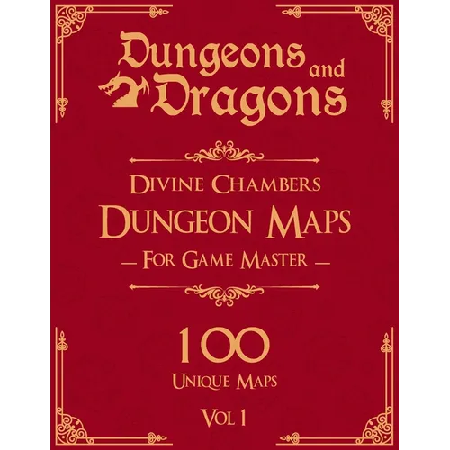 Dungeons and Dragons Divine Chambers Dungeon Maps for Game Masters Vol 1: 100 Unique Temple Maps and Stories for TTRPGs