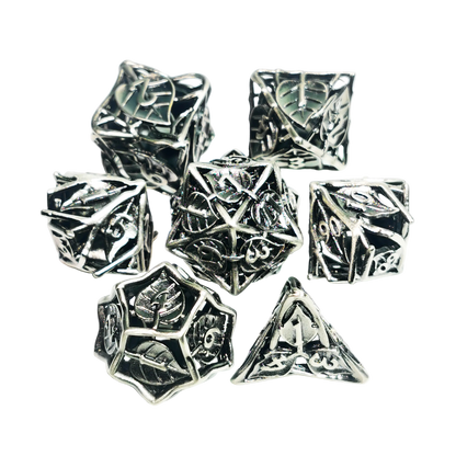 Gold Dnd Metal Dice Set - 7 Piece Zinc Alloy Polyhedral Dice