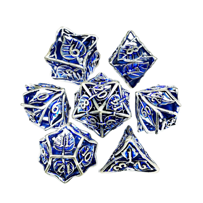 Gold Dnd Metal Dice Set - 7 Piece Zinc Alloy Polyhedral Dice